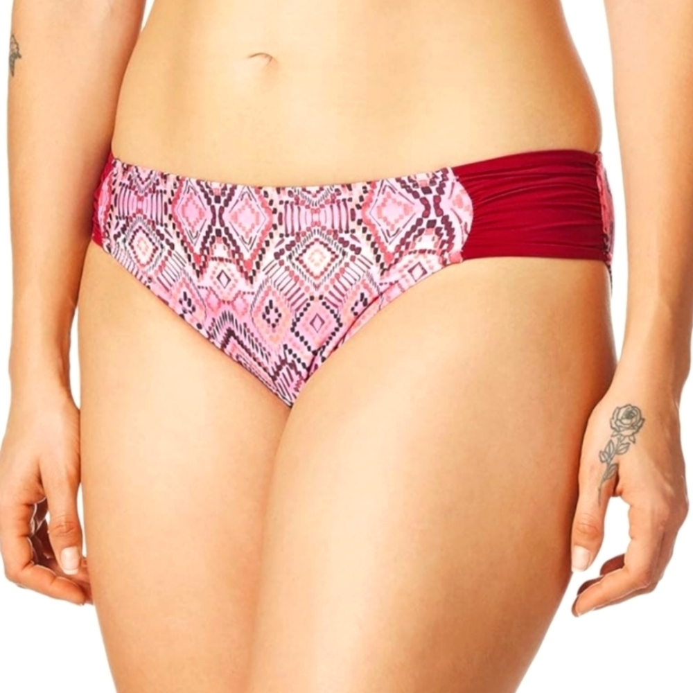 NWT La Blanca Side Shirred Hipster Bikini